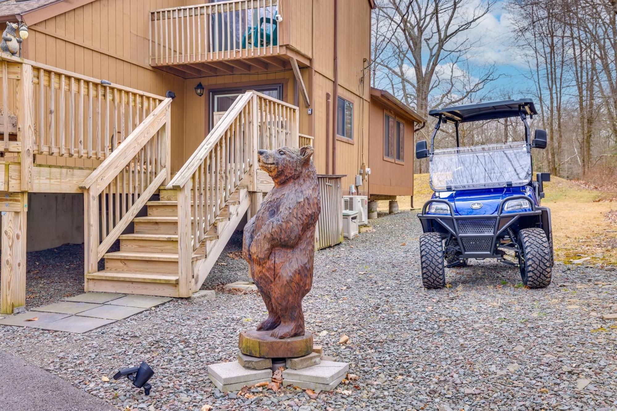 Bear Den Rustic Pocono Lake Home With Game Room! Exterior foto